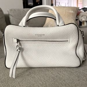 Coach handbag with removable shoulder strap